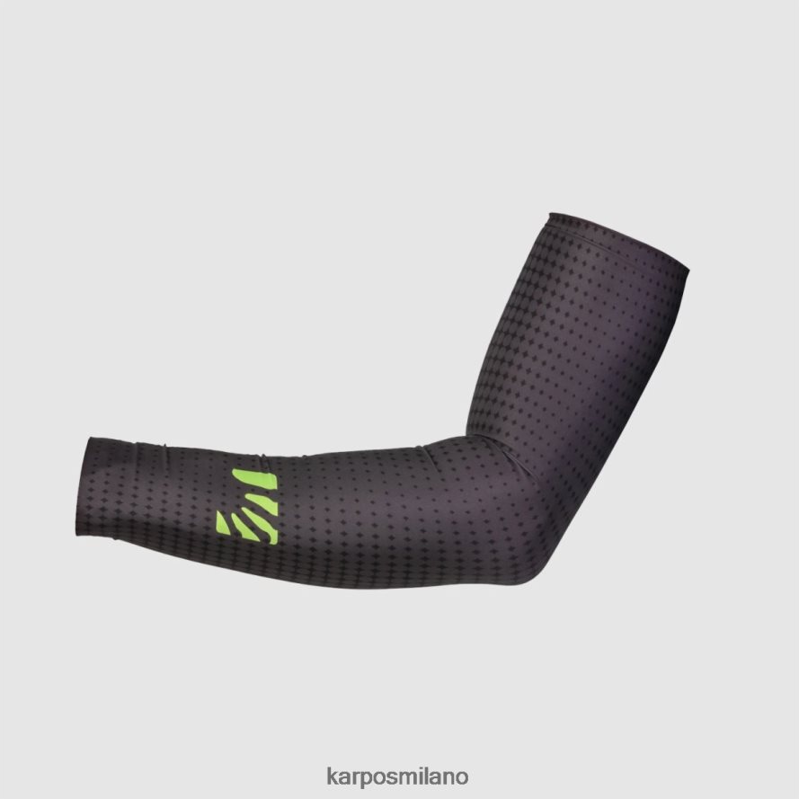 più caldo| Karpos scaldamuscoli Lavaredo nero/verde fluo donne DTRTHD929