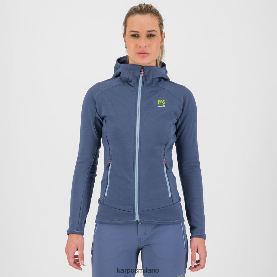 pile| Karpos Felpa con cappuccio Mezzodi e pile mare di Bering donne DTRTHD1148
