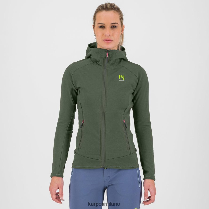 pile| Karpos Felpa con cappuccio Mezzodi e pile timo donne DTRTHD1146