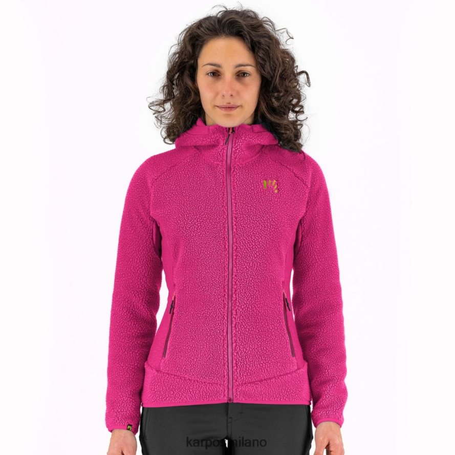 pile| Karpos Felpa con cappuccio anni '80 e pile cabaret donne DTRTHD1115