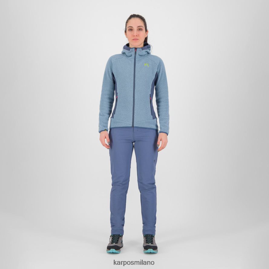 pile| Karpos Felpa con cappuccio anni '80 e pile sorgente di montagna/mare di Bering donne DTRTHD1117