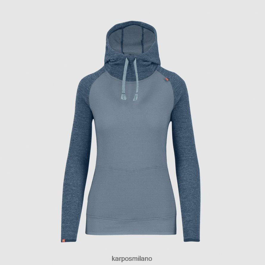 pile| Karpos camoscio con felpa con cappuccio sorgente di montagna/mare di Bering donne DTRTHD1175