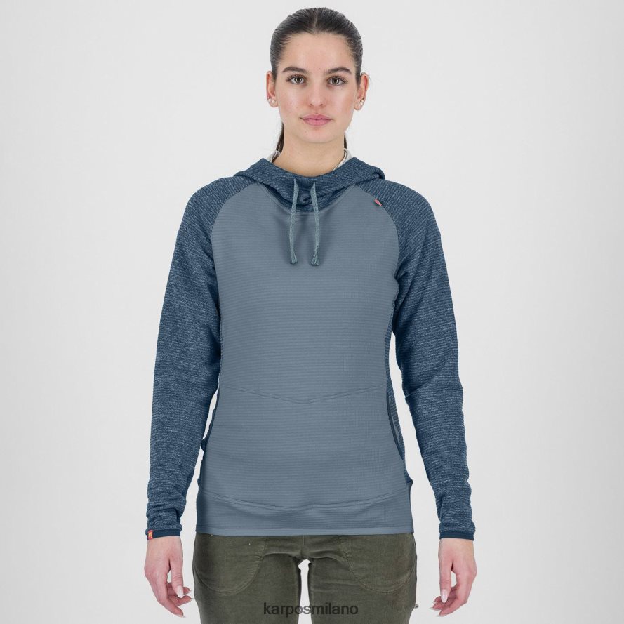 pile| Karpos camoscio con felpa con cappuccio sorgente di montagna/mare di Bering donne DTRTHD1175