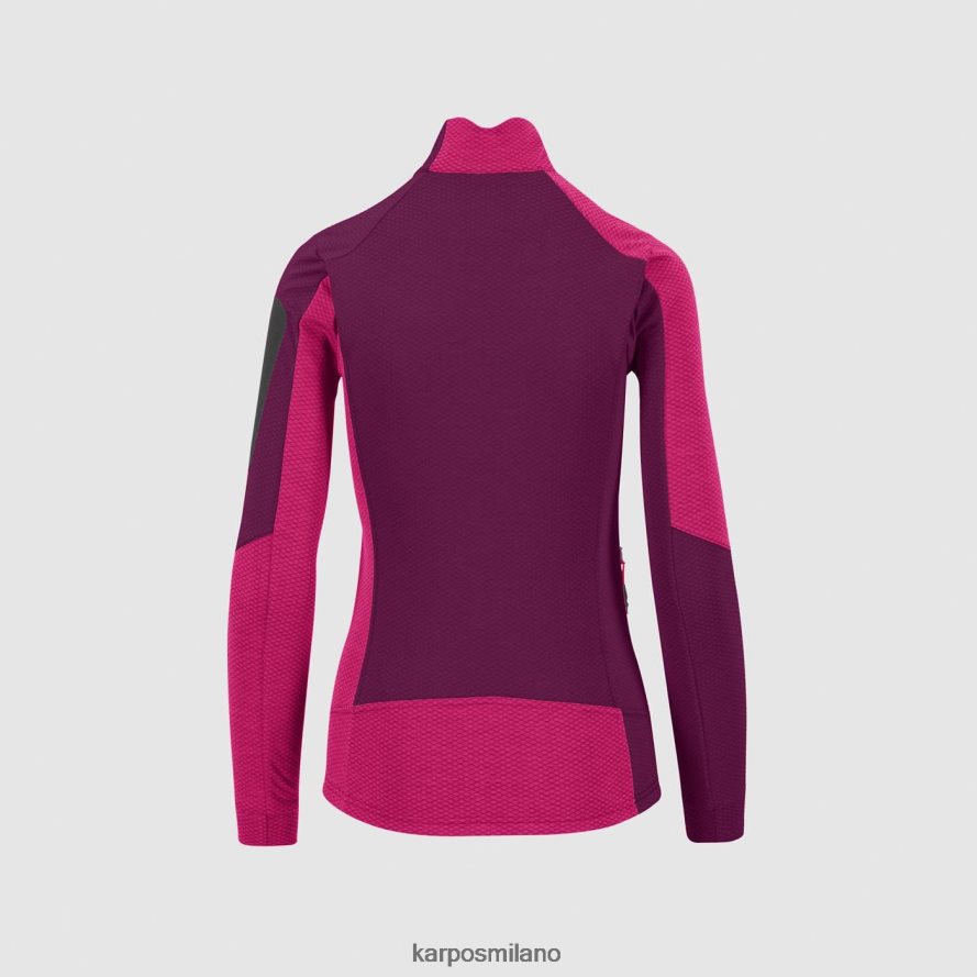 pile| Karpos cherz con pile rosa/boysenberry donne DTRTHD1128