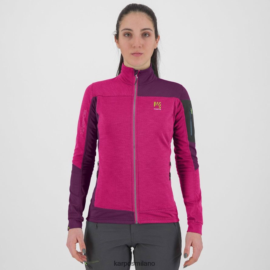 pile| Karpos cherz con pile rosa/boysenberry donne DTRTHD1128