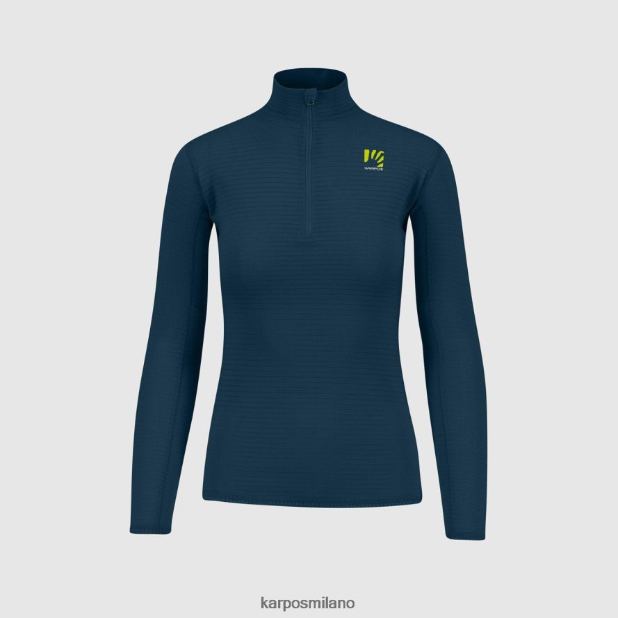 pile| Karpos croda light con mezza zip mezzanotte donne DTRTHD1218