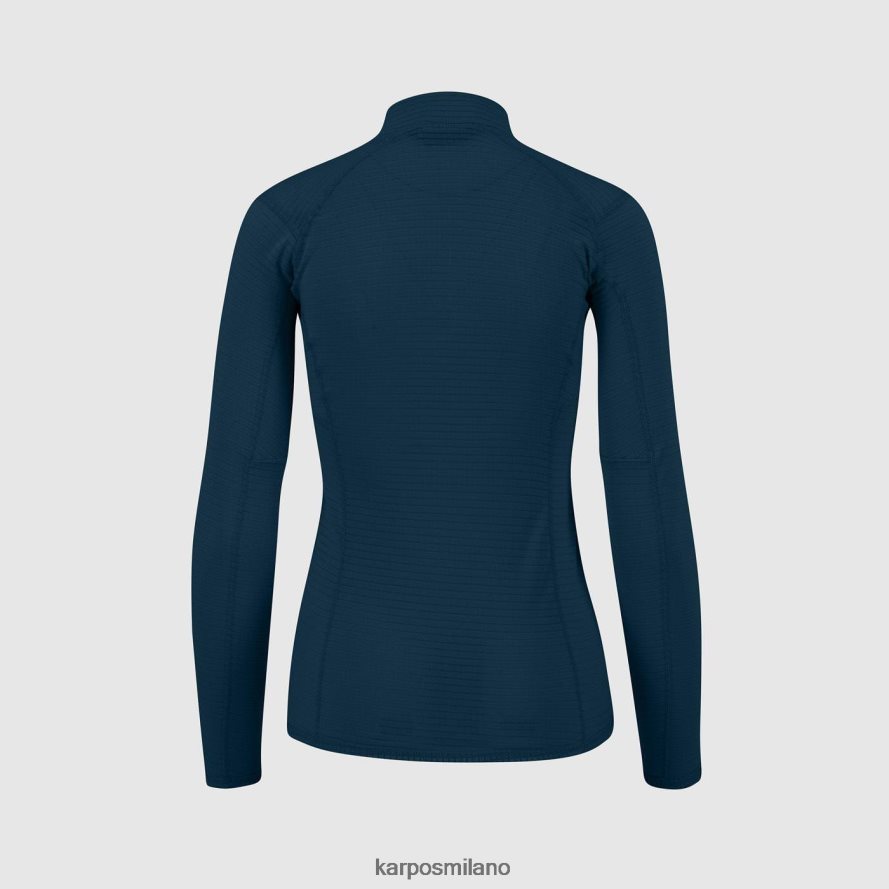 pile| Karpos croda light con mezza zip mezzanotte donne DTRTHD1218