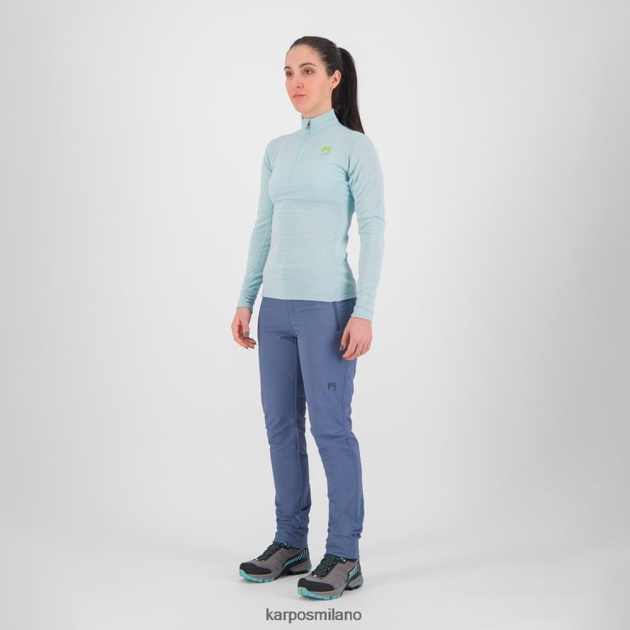 pile| Karpos croda light con mezza zip stratosfera donne DTRTHD1216