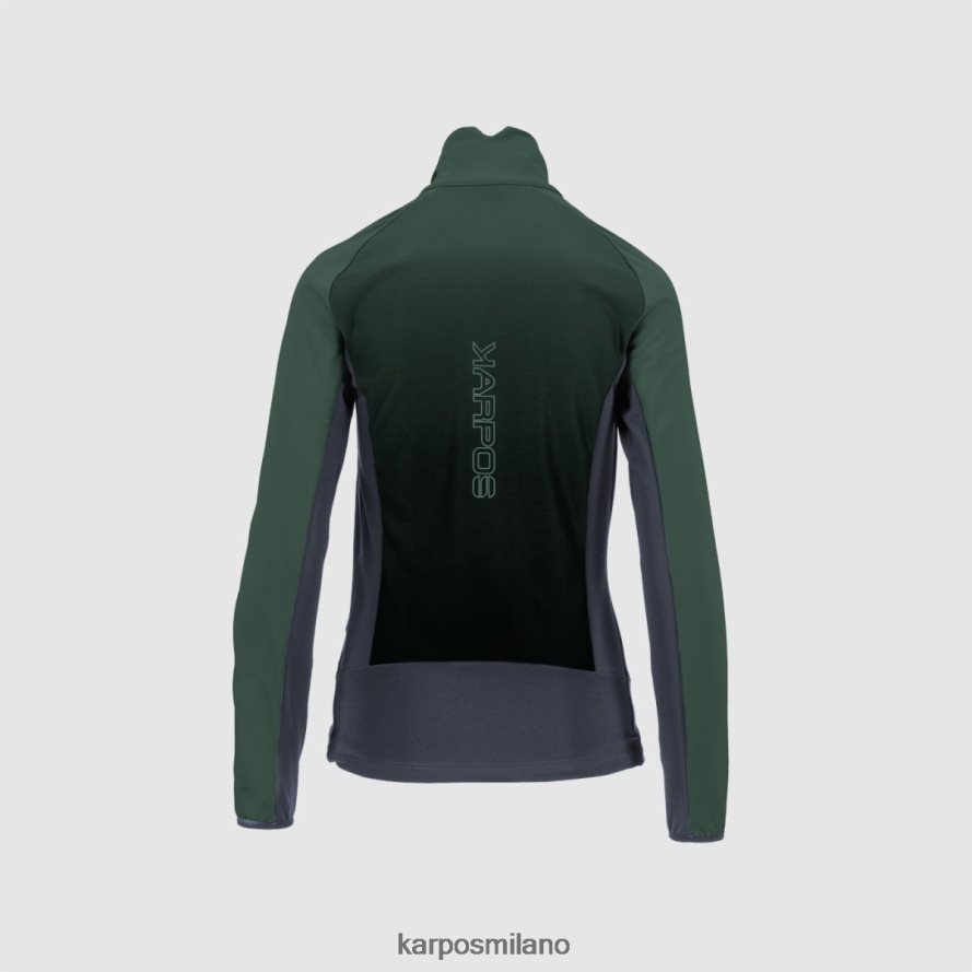 pile| Karpos croderes con pile inchiostro di china/verde giungla donne DTRTHD1151