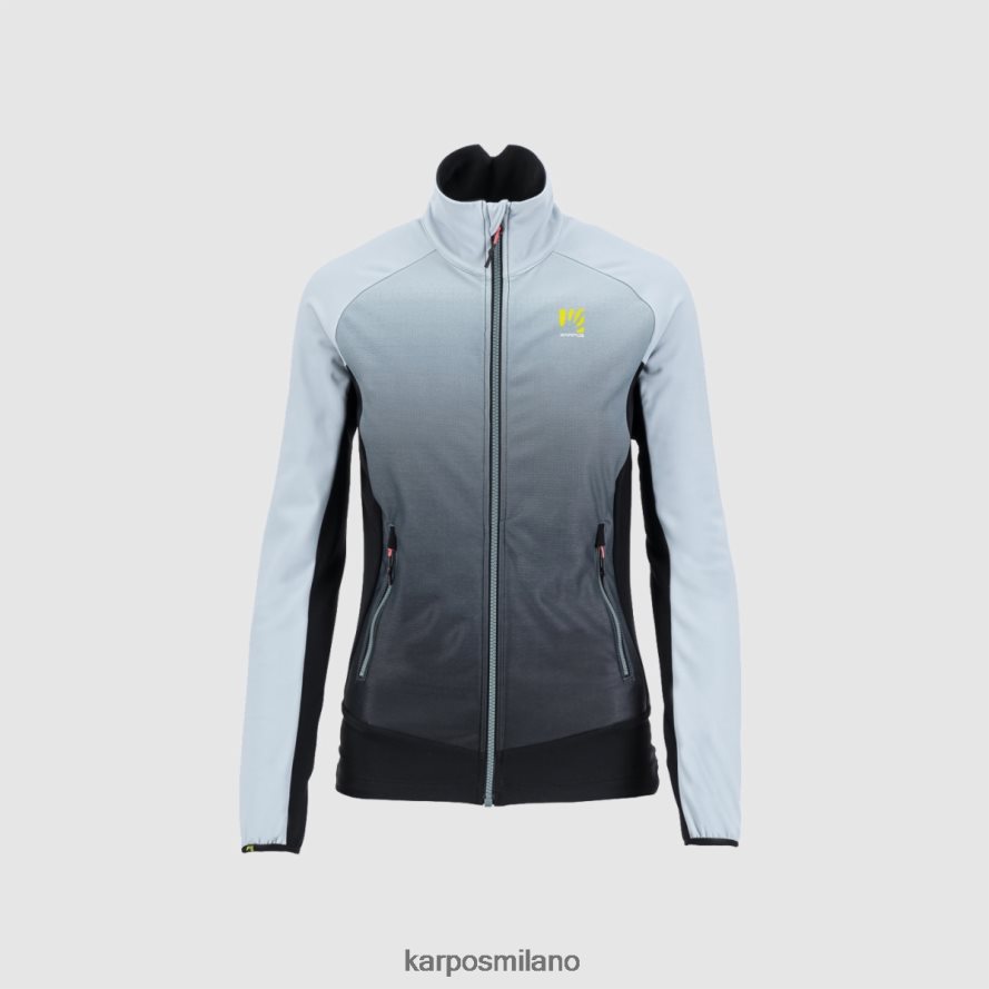 pile| Karpos croderes con pile nero/blu polvere donne DTRTHD1152