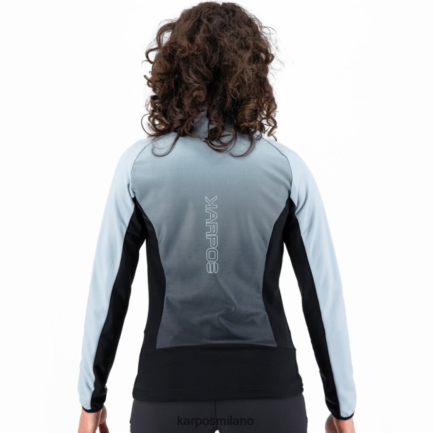 pile| Karpos croderes con pile nero/blu polvere donne DTRTHD1152