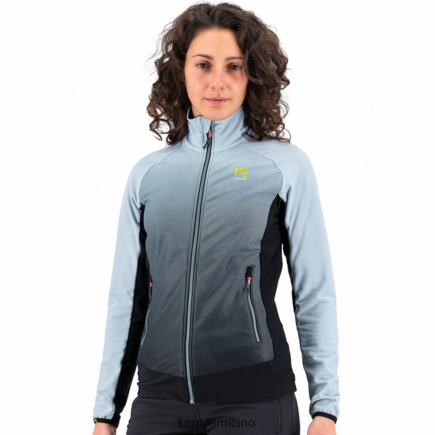 pile| Karpos croderes con pile nero/blu polvere donne DTRTHD1152