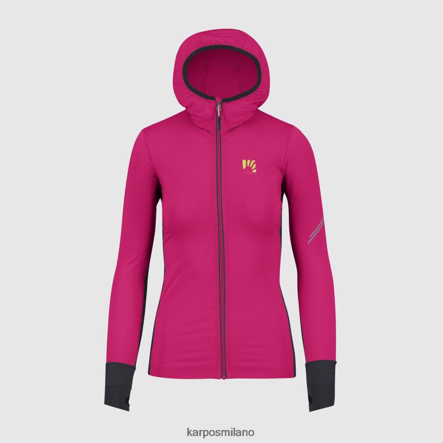 pile| Karpos lavaredo evo w pile rosa/nero donne DTRTHD1139