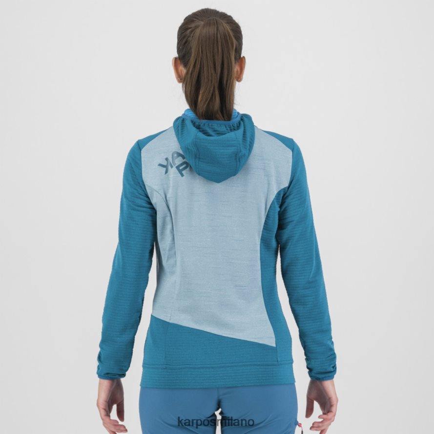 pile| Karpos nuvolau con pile corsaro/blu adriatico donne DTRTHD1180