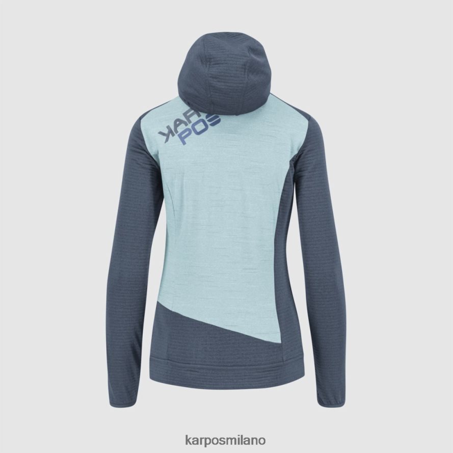 pile| Karpos nuvolau con pile indaco/acquamarina vintage donne DTRTHD1181