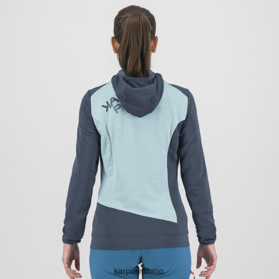 pile| Karpos nuvolau con pile indaco/acquamarina vintage donne DTRTHD1181