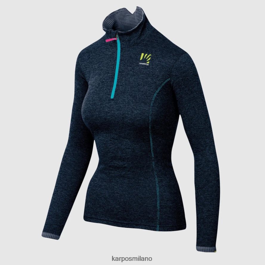 pile| Karpos pizzocco con mezza zip capitano del cielo donne DTRTHD1206