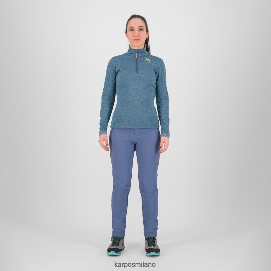 pile| Karpos pizzocco con mezza zip mare di Bering donne DTRTHD1214