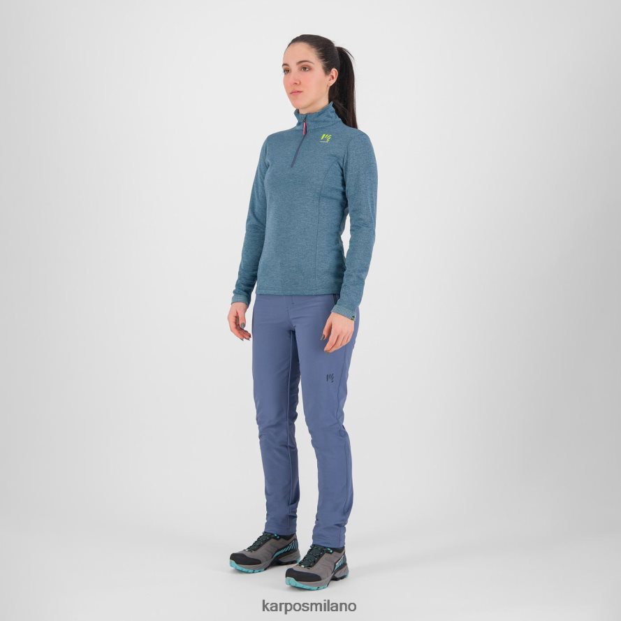 pile| Karpos pizzocco con mezza zip mare di Bering donne DTRTHD1214