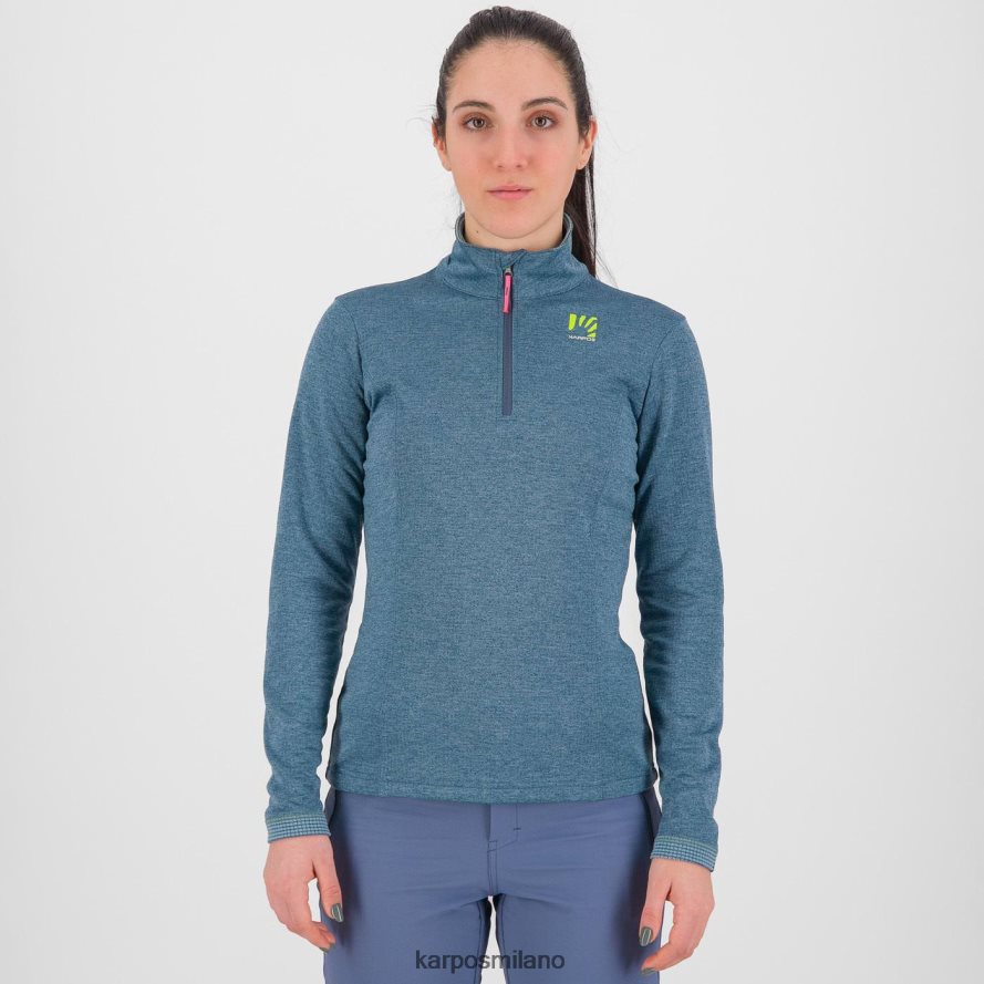 pile| Karpos pizzocco con mezza zip mare di Bering donne DTRTHD1214
