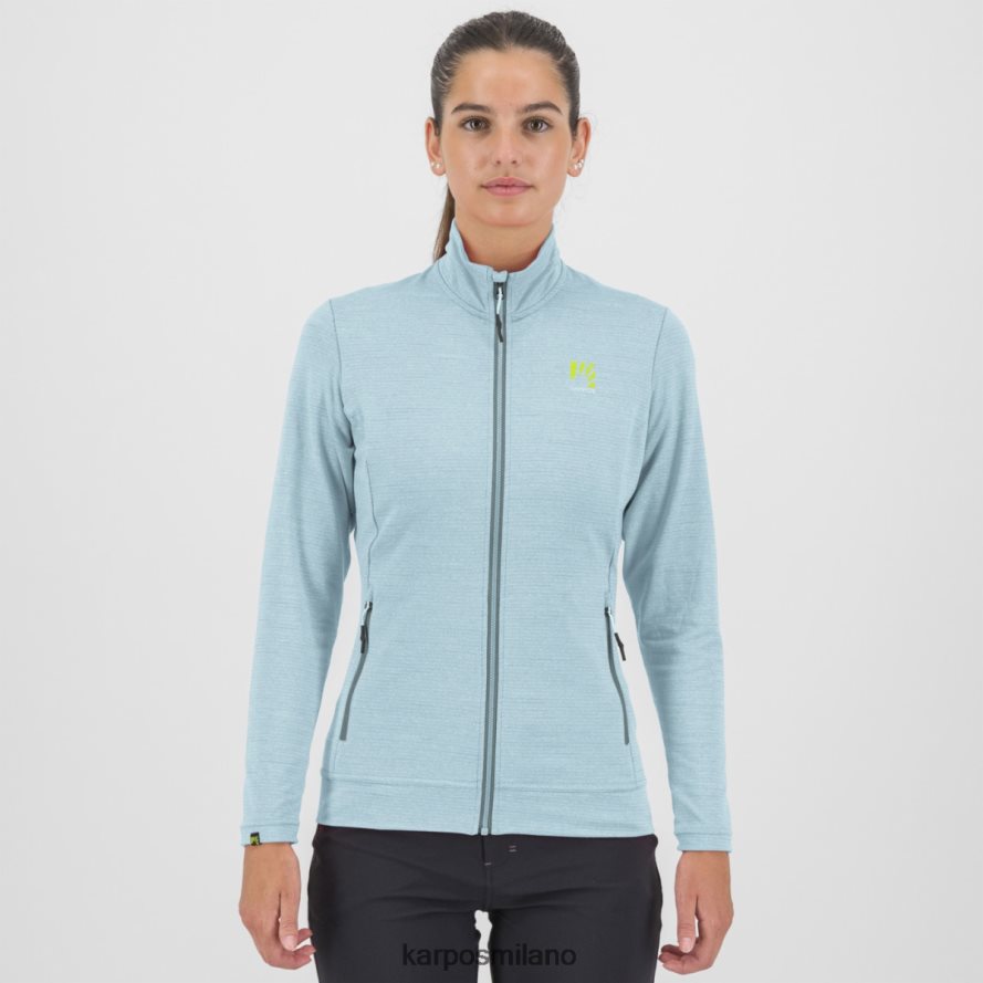 pile| Karpos pomedes con maglietta ls acquamarina donne DTRTHD1192