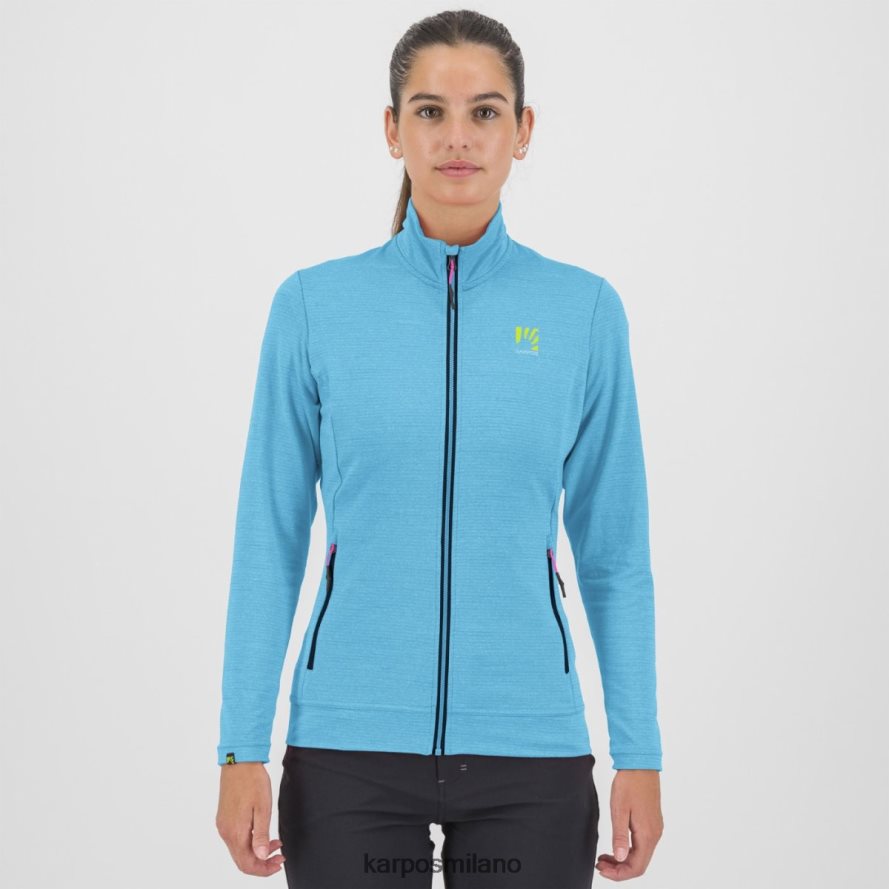 pile| Karpos pomedes con maglietta ls atollo blu donne DTRTHD1189