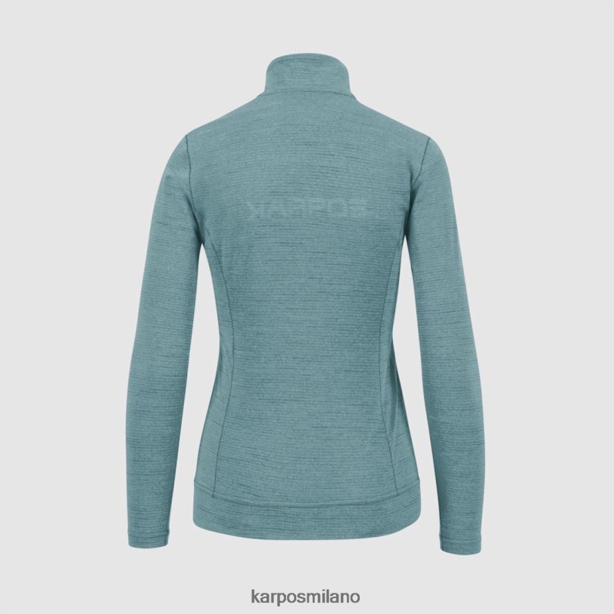 pile| Karpos pomedes con maglietta ls blu adriatico donne DTRTHD1191