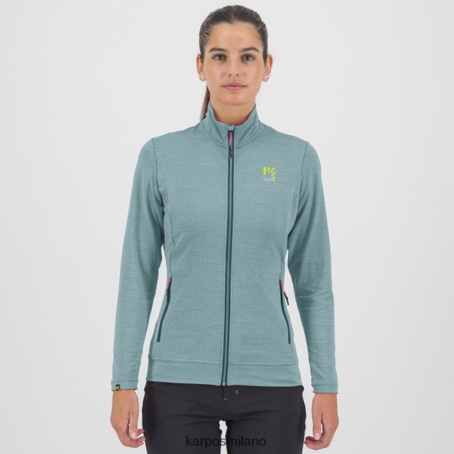 pile| Karpos pomedes con maglietta ls blu adriatico donne DTRTHD1191