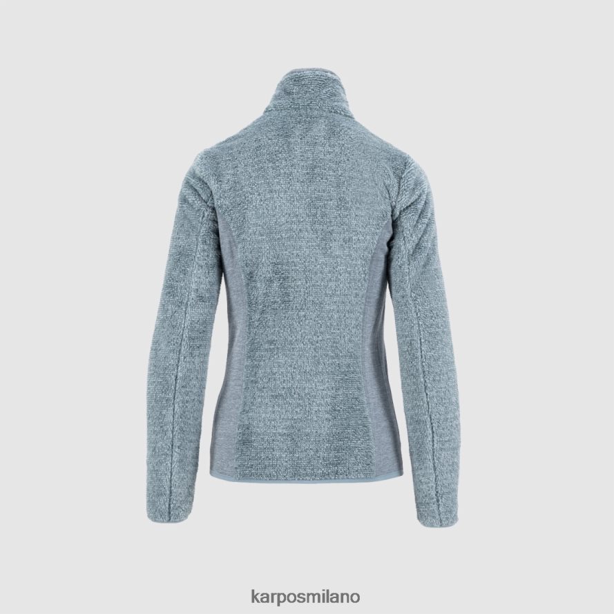 pile| Karpos vertice w pile blu polveroso donne DTRTHD1130