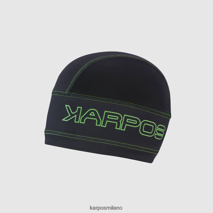 copricapo| Karpos alagna era cap nero verde fluo uomini DTRTHD710