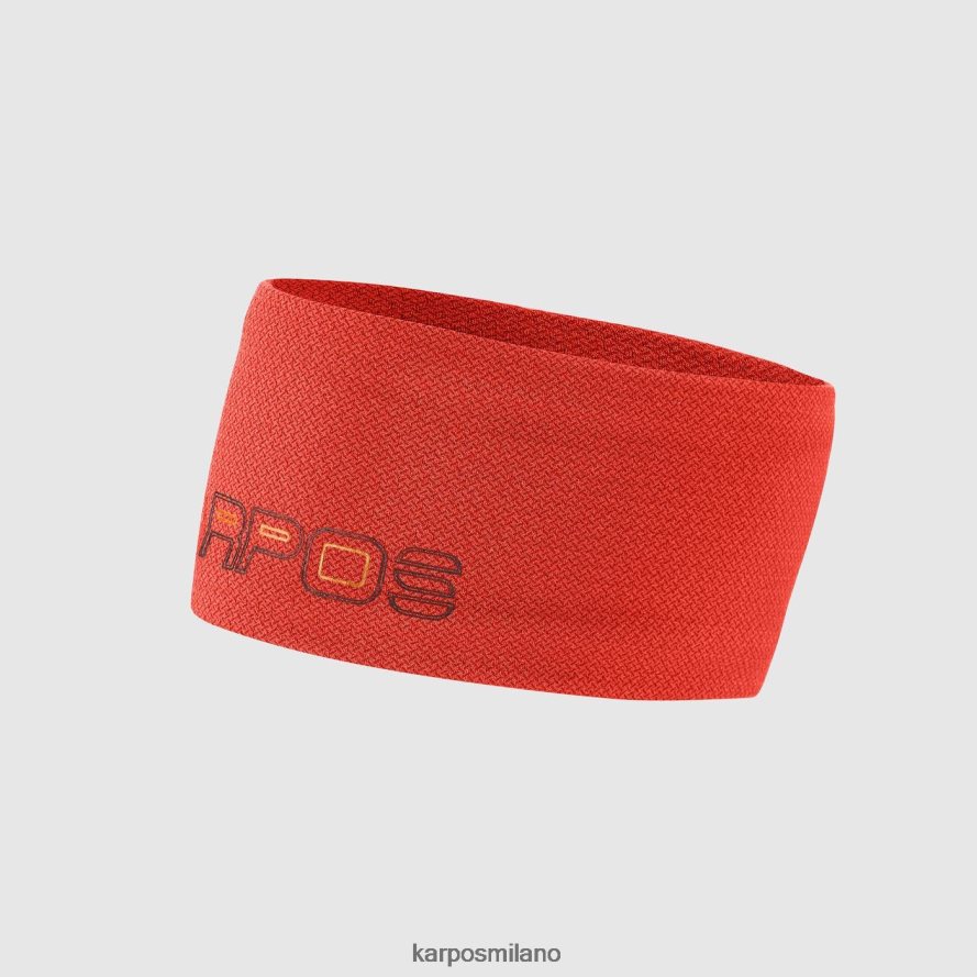 copricapo| Karpos cerchietto in crozzon sabbia arancione/nera speziata uomini DTRTHD788