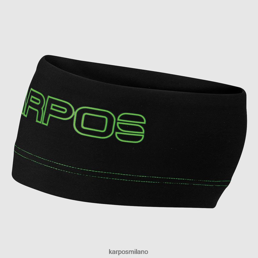 copricapo| Karpos fascia alagna nero verde fluo uomini DTRTHD773