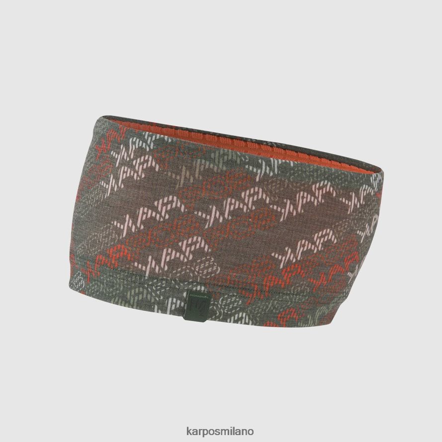 copricapo| Karpos fascia coppolo merino timo/arancio piccante/bianco uomini DTRTHD760