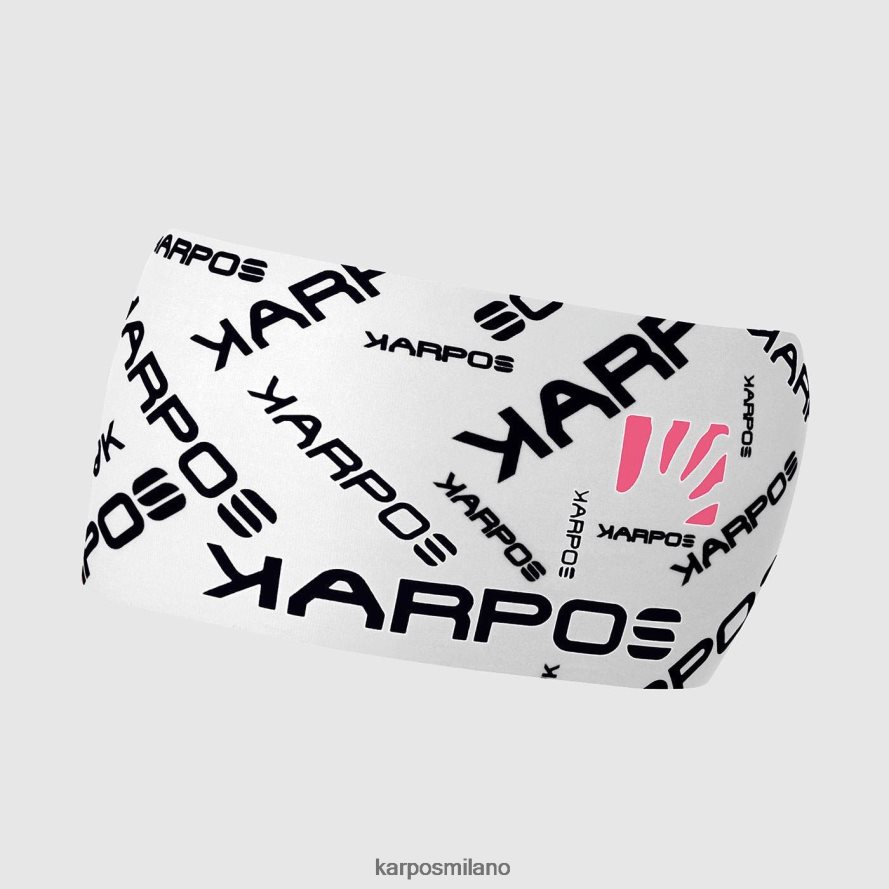 copricapo| Karpos fascia per pelmo bianco nero uomini DTRTHD824