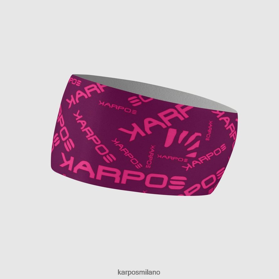 copricapo| Karpos fascia per pelmo mirtillo/rosa uomini DTRTHD833