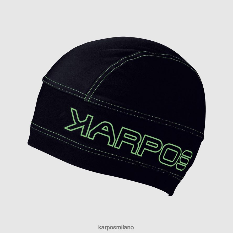 copricapo| Karpos tappo alagna nero verde fluo uomini DTRTHD740