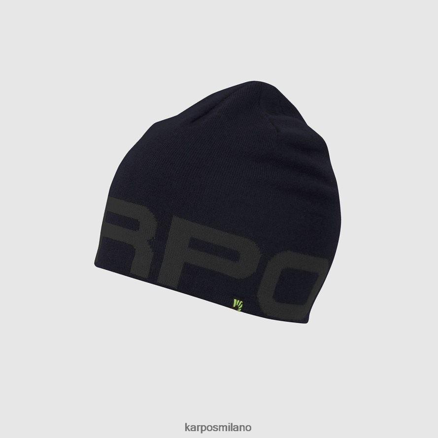 copricapo| Karpos tappo larino inchiostro nero/India uomini DTRTHD713