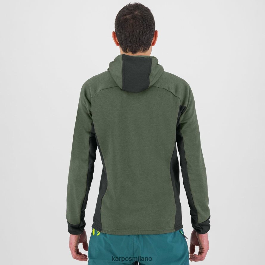 felpa con cappuccio| Karpos Felpa con cappuccio mezzodi timo/sabbia nera uomini DTRTHD206