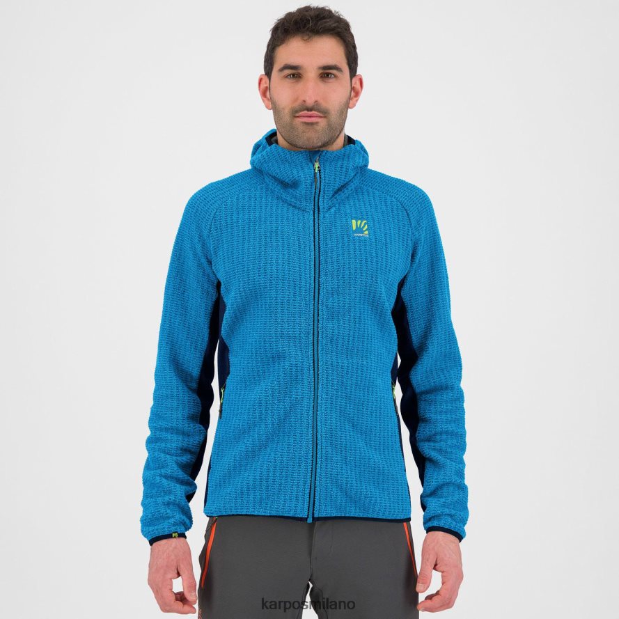 felpa con cappuccio| Karpos felpa con cappuccio rocchetta blu diva/mezzanotte uomini DTRTHD230