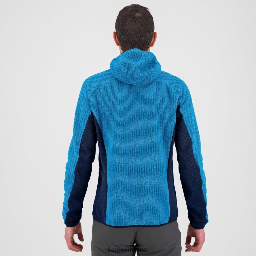 felpa con cappuccio| Karpos felpa con cappuccio rocchetta blu diva/mezzanotte uomini DTRTHD230