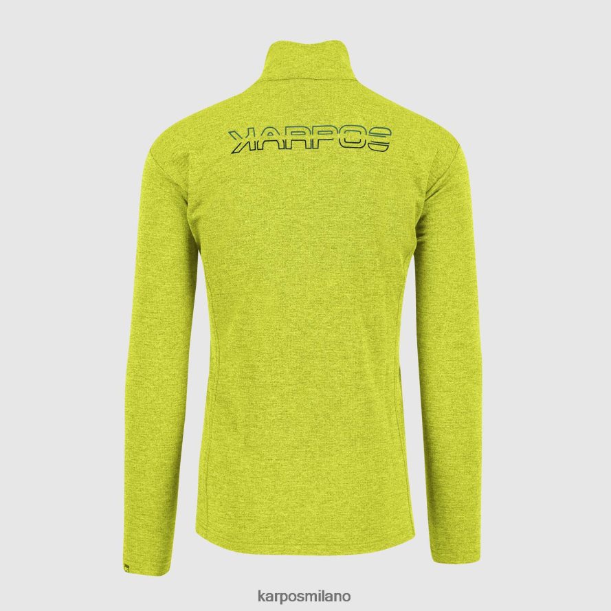 felpa con cappuccio| Karpos pizzocco mezza zip colata di kiwi uomini DTRTHD290