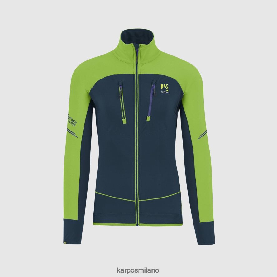 giacca| Karpos giacca alagna evo mezzanotte/lampeggio verde uomini DTRTHD135