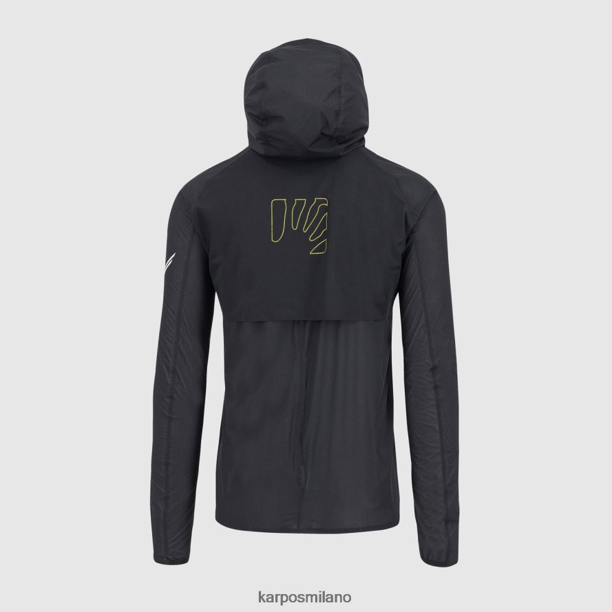 giacca| Karpos giacca antipioggia Lavaredo nero/verde fluo uomini DTRTHD65