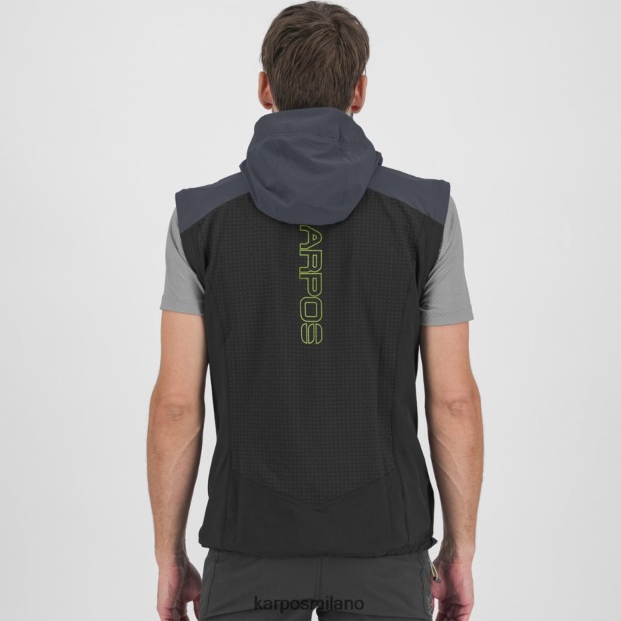 giacca| Karpos giacca convertibile in lede nero/blu scuro uomini DTRTHD93