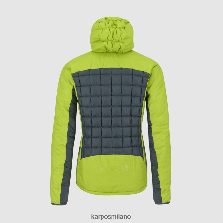 giacca| Karpos giacca lastei active plus ardesia scuro/verde lime uomini DTRTHD70