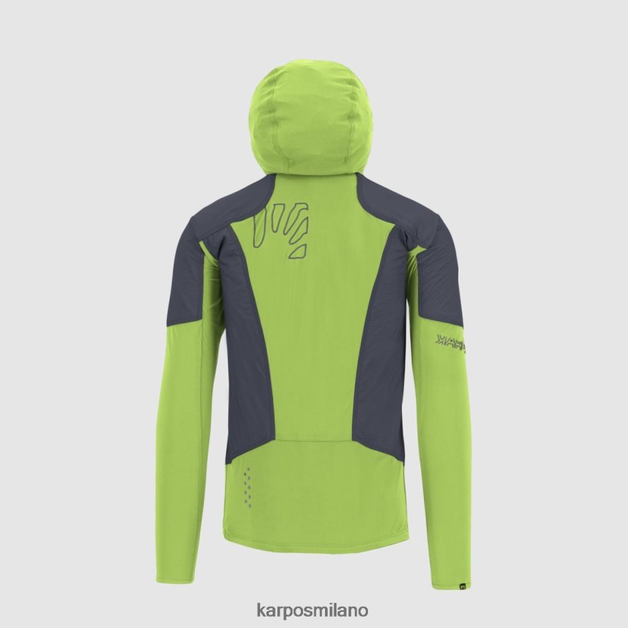 giacca| Karpos giacca lavaredo verde gelsomino/blu sfumato uomini DTRTHD105