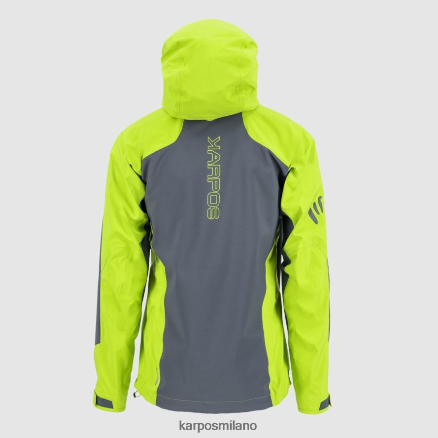 giacca| Karpos giacca marmolada ardesia scuro/verde lime uomini DTRTHD44