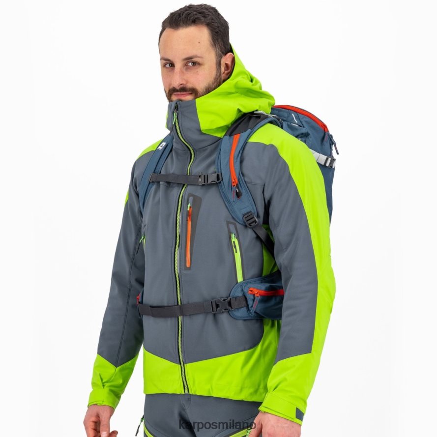 giacca| Karpos giacca marmolada ardesia scuro/verde lime uomini DTRTHD44