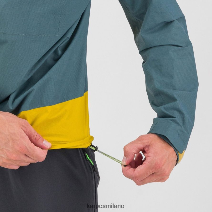 giacca| Karpos lotto giacca antipioggia curry del Nord Atlantico/limone uomini DTRTHD101