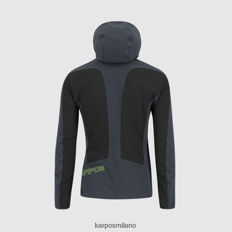 giacca| Karpos rivestimento della parete nero/blu ombre/verde gelsomino uomini DTRTHD155